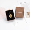 XSMZB Sunflower Moon Urn Necklace for Ashes Stainless Steel Funeral