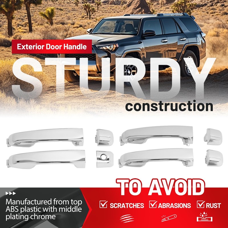 JMTAAT Exterior Door Handle Compatible with 2010-2020 Lexus GX460 Toyota