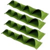 4Pcs 4 Pocket Plant Grow Bag Wall Mounted Reusable Degradable