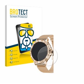 BROTECT Protective Glass for Walkbee Smartwatch 1.3 Inch (Round) Protective Film Tempered Glass [Extremely Scratch-Resistant 9H, Anti-Fingerprint, Ultra Transparent]