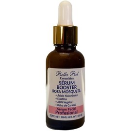 Serum BellaPiel Booster baba de caracol anti-arrugas anti-age hidrata intensamente rellena lineas expresion enriquecido con Aceite de rosa mosquera acido hialuronico todo tipo de piel 30ml
