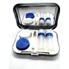 Popular Creations Contact Lens Case with tweezer, lens case, and