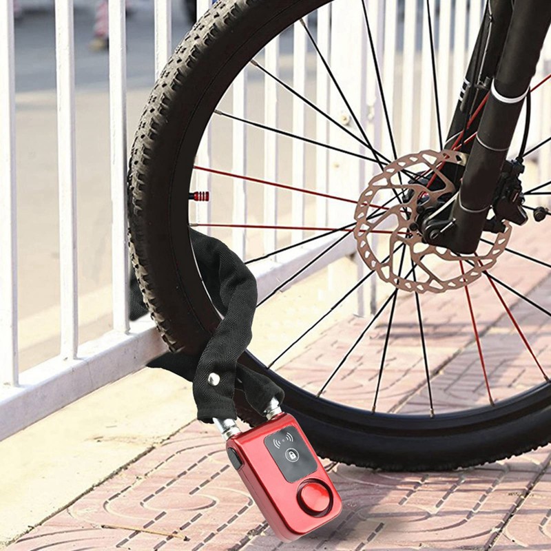 Bicycle Anti-Theft Keyless Alarm Bicycle Lock Anti-Theft Smart Alarm Lock