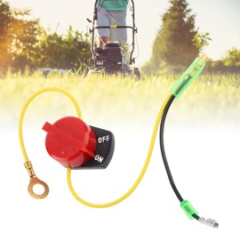 HilBeliFU On Off Engine Switch, Sensitive Motor Engine On and Off Switch, Diameter 2.5cm Engines Stop Switches Replacement for GX110 GX120 GX160 GX200 GX240 GX270 GX340 GX390 Motor