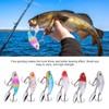 6pcs 5cm Metal Artificial Vib Fishing Lure Streamlined Design 3D