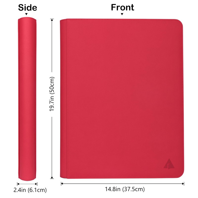 Rayvol 16-Pocket Toploader Binder, Holds 512 Toploaders 16 Pocket Top