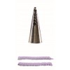 PME Stainless Steel Seamless Supatube Nozzles - Frill Piping Tube