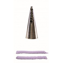 PME Stainless Steel Seamless Supatube Nozzles - Frill Piping Tube - FT090