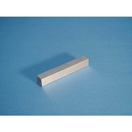 Easy Cutting Aluminum Square Bar 0.6 x 0.6 x 3.9 inches (15 x 15 x 100 mm) | Metal Material Metal Square Bar