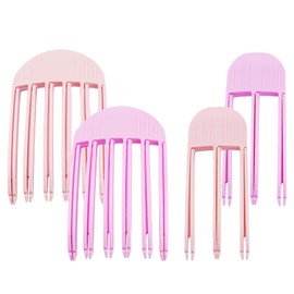 Volumizing Hair Clips Instant Root Lift Hair Clip for Women Painless No Trace Hair Tools Perfect for Voluminous Bangs and Hairstyles Suitable for All Hair Types Professional Styling Comb (4 Pcs)