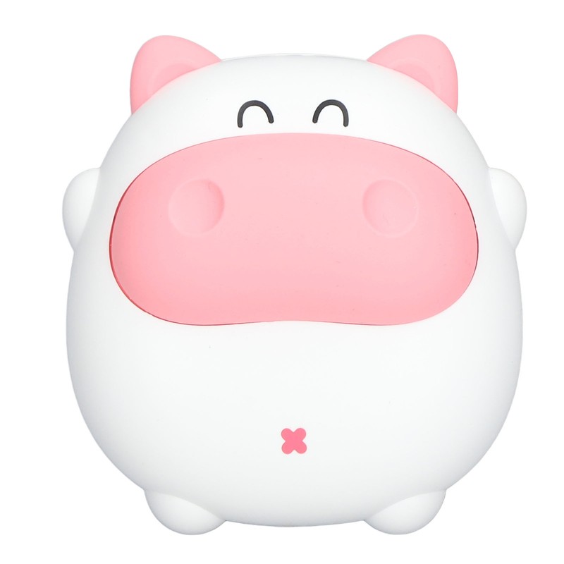 Hand Warmer Cartoon Pig Shape 2 Levels Temperature Adjustment USB