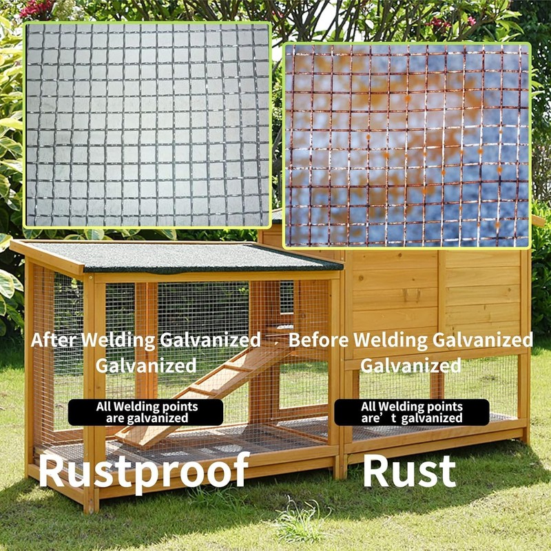 OUKMAO Rodent Mesh Rodent Proofing Wire Metal Mesh, Galvanised Wire