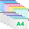 Koogel Document Wallet A4, Pack of 12 A4 File Pockets