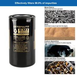 GETOPAUTO 11-9182 Oil Filter Compatible with Thermo King SB190 SB200 SB210 SB230 SB300 SB330 SB310 SB-190 SB-200 SB-210 SB-230 SB-300 SB-310 SB-330(Set of 6)