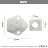 TERF® Peglock Style Cupboard Cabinet Door Catch White Nylon Spring