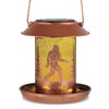 Tepaken Bird Feeder for Outdoors Hanging Metal Waterproof Wild Bird