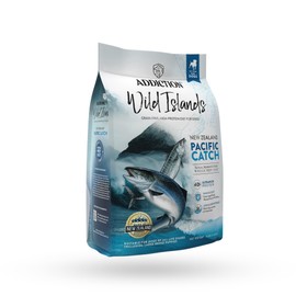 Addiction Wild Islands Pacific Catch Premium King Salmon Mackerel & Hoki Dry Dog Food - 4 lb