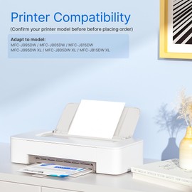 Valuetoner Valuetoner LC3033XXL Ink Compatible with Brother LC3033 Ink Cartridges BK/C/M/Y LC3033XXL LC3035 XXL High Yield for Brother MFC-J995DW MFC-J805DW MFC-J815DW J995DWXL J805DWXL J815DWXL Printer (4-Pack)