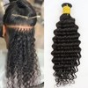 Curly I Tip Hair Extensions Human Hair for Black Women