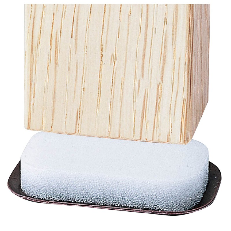 Nichias 131143 Kagusuberu Rectangle 4 Piece Brown