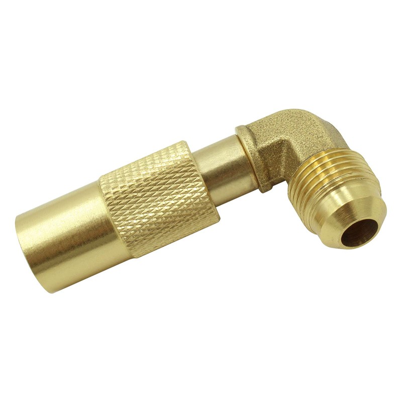 MCAMPAS Propane Elbow Adapter，3/8" Male Flare Elbow Conversion Fitting for