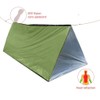 Generic Survival Shelter 1 Piece, Polyester Film Survival Tent for