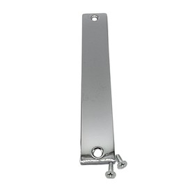 Dummy Mortise Filler Plate | 86 Prep Blank Cover | 1-1/4" x 8" | Mortise Lockset Blank | Polished Chrome