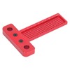 Woodworking Scriber T Square Ruler 100mm Aluminum Alloy Hole Positioning