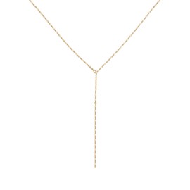 Elli Necklace Basic Y-Kette Figaro Trend Verstellbar 925 Silber