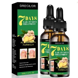 DRECILOR DRECILOR 7 Days Ginger Nail, 2pcs Nail Treatment Oil, Softening, Instant Nail Repair, Repair and Strengthen Nail Care