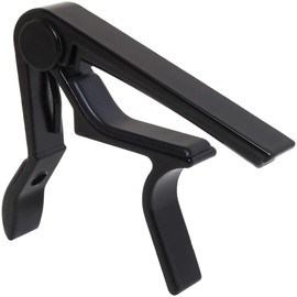 iGadgitz Xtra U7134 Curved Acoustic and Electric Guitar Capo, Capotasto - Black