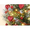 Christmas Concepts® Pack of 8-60mm (2.4") Heart Shaped Christmas Tree