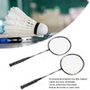 2Pcs Badminton Racquets Set Lightweight Sturdy Double Badminton Rackets with