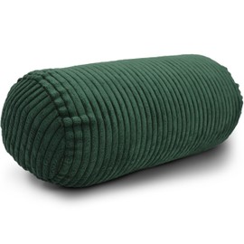 Amilian Neck Roll 40 x 15 cm - Ergonomic Pillow with Filling - Washable & Versatile - For Adults & Children - Ideal for Neck (Shadow Forest, 40 x 15 cm)