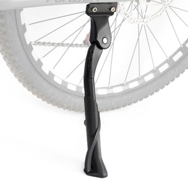TRKIMAL Two hole Bike Kickstand, Aluminium Alloy Height Adjustable Rear Side Bicycle Kick Stand Fit for Mountain Bike and Road Bike of 24Inch-29 Inch, Come With Allen Wrench 2PCS