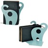 Itian Cartoon Elephant Shape Nonskid Metal Bookends, Metal Office Desk