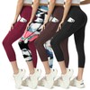 MaaGcc High Waisted Yoga Leggings for Women 4 Pack -