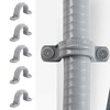 Generic 30 Pcs PVC Pipe Straps for 1/2 Inch Conduit