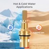 Brass 1-001 & Brass 1-002 Ceramic Valve Cartridge Set -