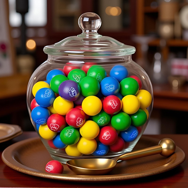 SweetGourmet Blow Pop Filled Gumballs, Bulk Unwrapped, Grape Lemon Cherry
