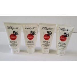Project Beauty 4x Project Beauty Hairgurt Strawberry Banana Smoothing Yogurt Hair Masque 1.5oz