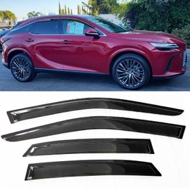 TONOYTIM Window Visors Rain Guards Side Wind Deflectors Compatible with 2023-2024 Lexus RX350 RX350h RX500h, Window Vent Guard Shade Sun Car Accessories 4-Pieces Set