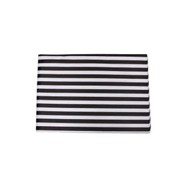 Md trade Stripes Tissue Paper Stripes Wrapping Paper, Black and White, 28 Inch by 20 Inch, 30 Sheets