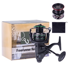 Zite Fishing Free Spool Reel Fishing 5000 5+1BB | Fishing Reel with Freewheel | Freerunner Reel Carp Fishing with Two Aluminium Spools
