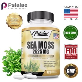 pslalae Sea Moss Capsules - Irish Moss, Bladderwrack, Burdock, Digestion & Immune Health