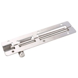 UHPPOTE Security Guard Stainless Steel Anti-Thief Revealed Door Slide Latch Bolt Barrel (6 inch/Pack of 2)