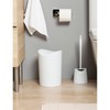 TATAY Bathroom Bin with Tipping Lid, 6L Capacity, Made of