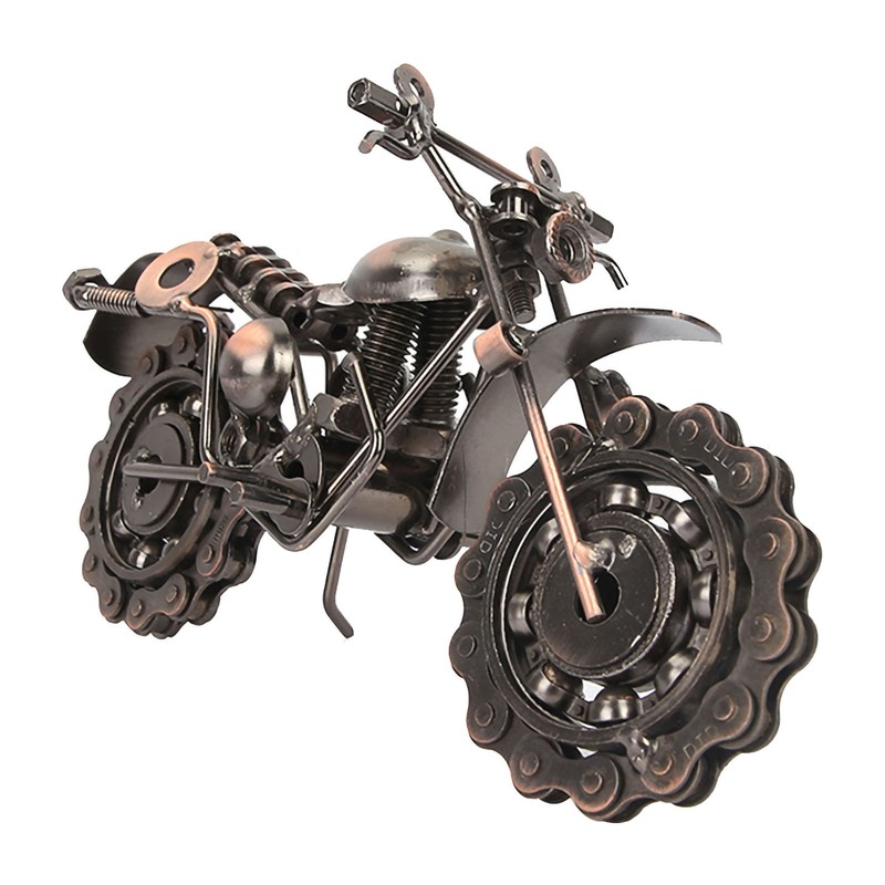 Motorcycle Model Metal Motorcycle Collection Ornaments Birthday Gift Office Home