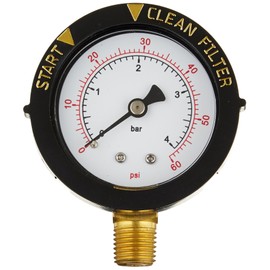 Pentair 190058 Pressure Gauge Replacement Pool/Spa Valve and Filter