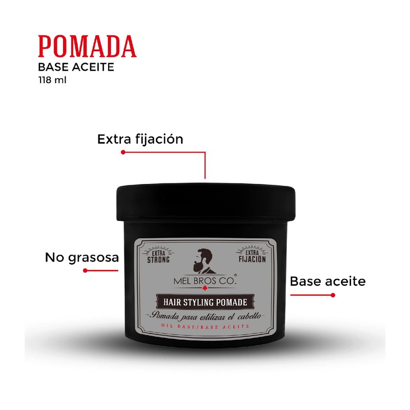 Mel Bros Co. - Hair Styling Pomade - Pomada para